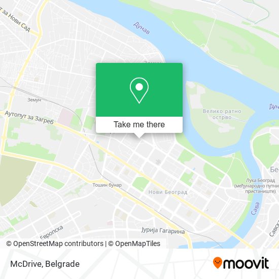 McDrive map