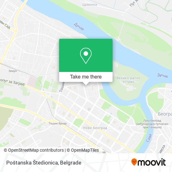 Poštanska Štedionica map
