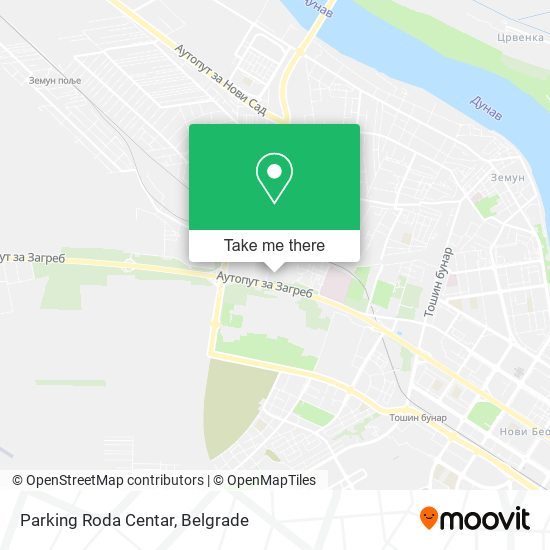 Parking Roda Centar map