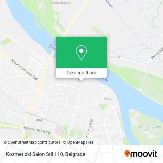 Kozmeticki Salon Stil 110 map