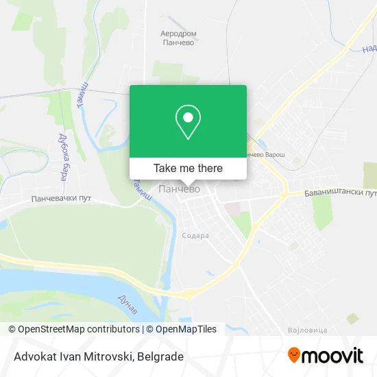 Advokat Ivan Mitrovski map