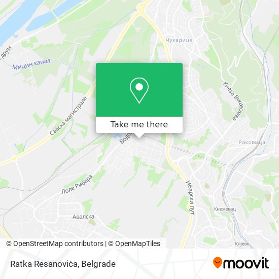 Ratka Resanovića map