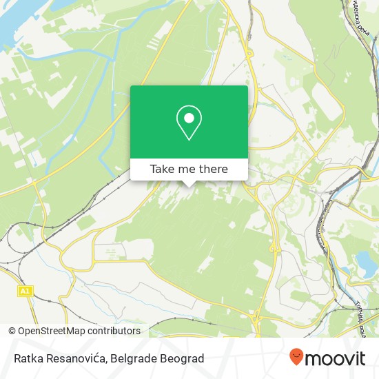 Ratka Resanovića map
