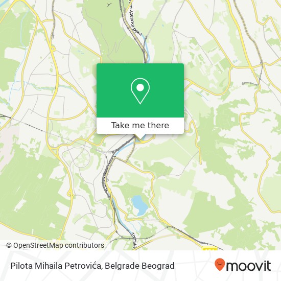 Pilota Mihaila Petrovića map