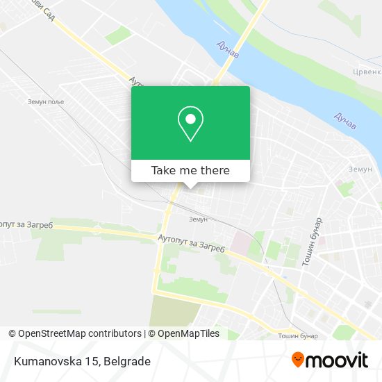 Kumanovska 15 map