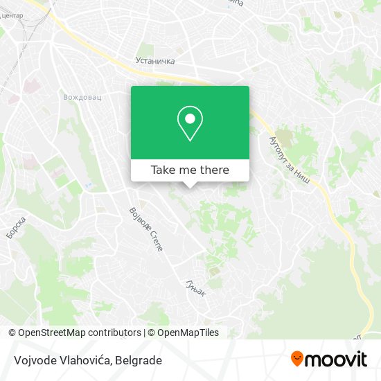 Vojvode Vlahovića map