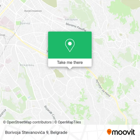 Borivoja Stevanovića 9 map
