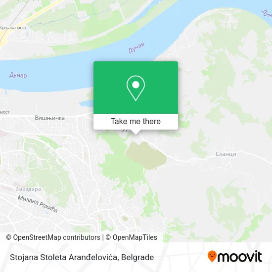 Stojana Stoleta Aranđelovića map