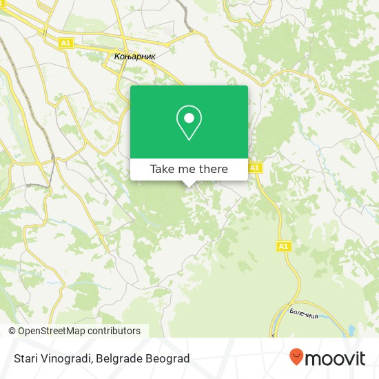 Stari Vinogradi map