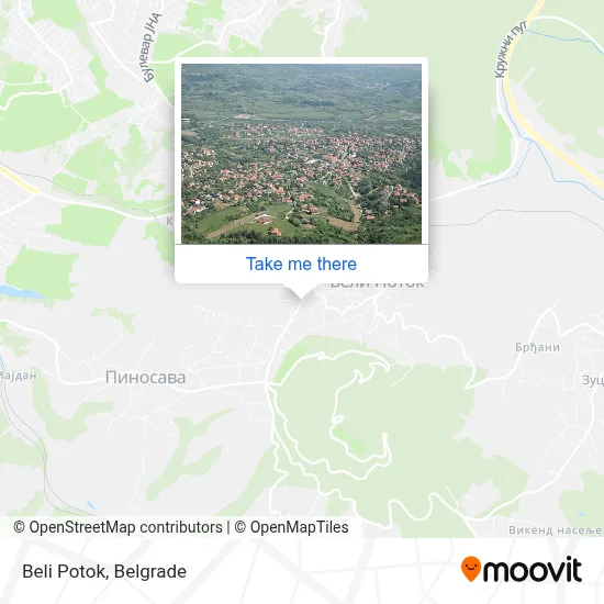 Beli Potok map