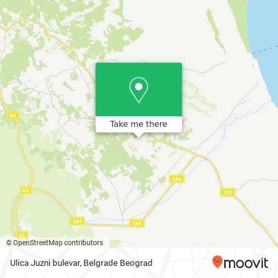 Ulica Juzni bulevar map