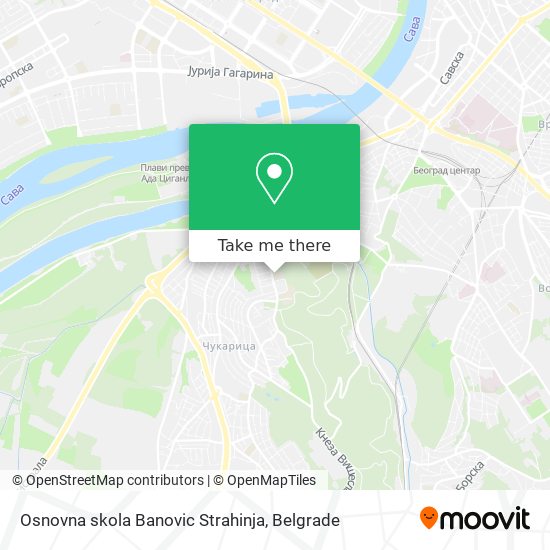 Osnovna skola Banovic Strahinja map