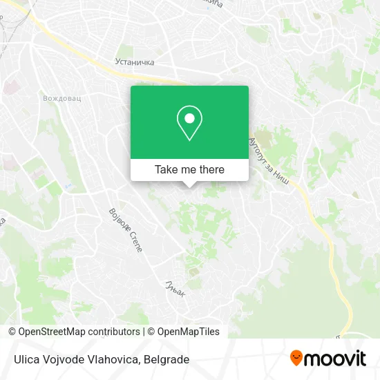 Ulica Vojvode Vlahovica map