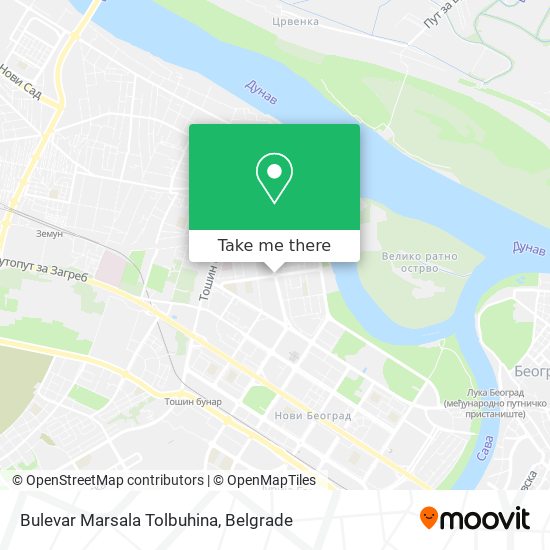 Bulevar Marsala Tolbuhina map