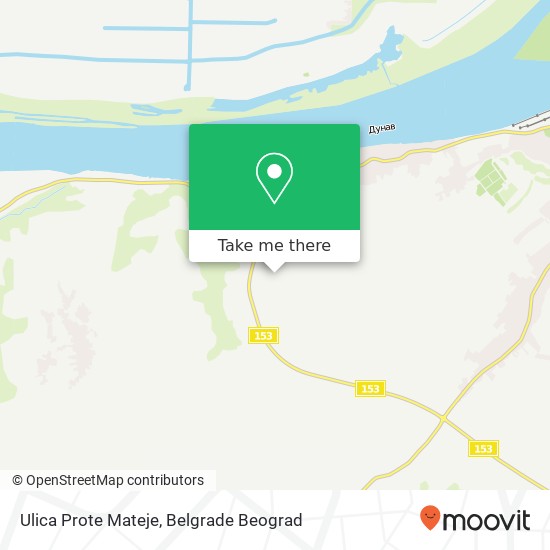 Ulica Prote Mateje map