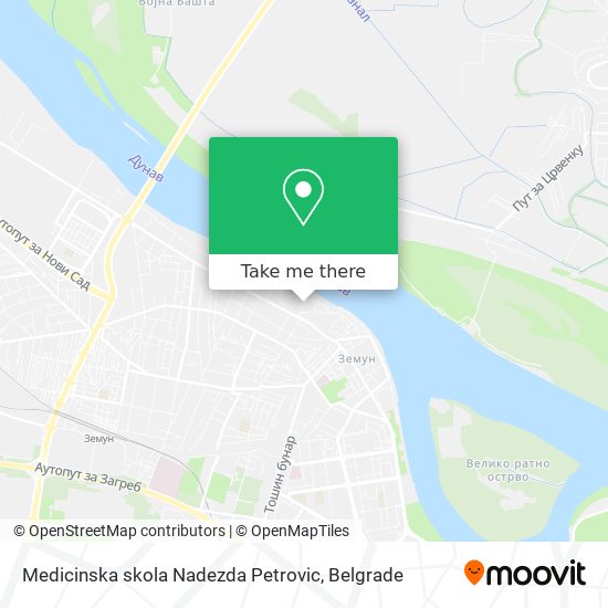 Medicinska skola Nadezda Petrovic map