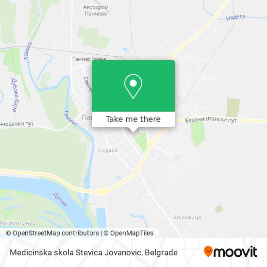 Medicinska skola Stevica Jovanovic map