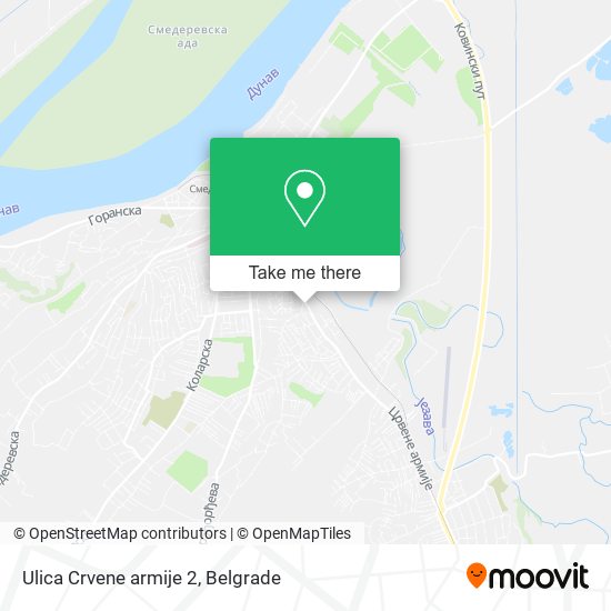 Ulica Crvene armije 2 map