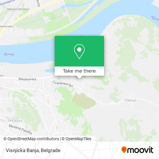 Visnjicka Banja map