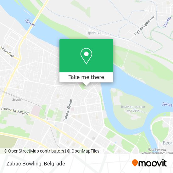 Zabac Bowling map