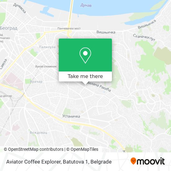 Aviator Coffee Explorer, Batutova 1 map