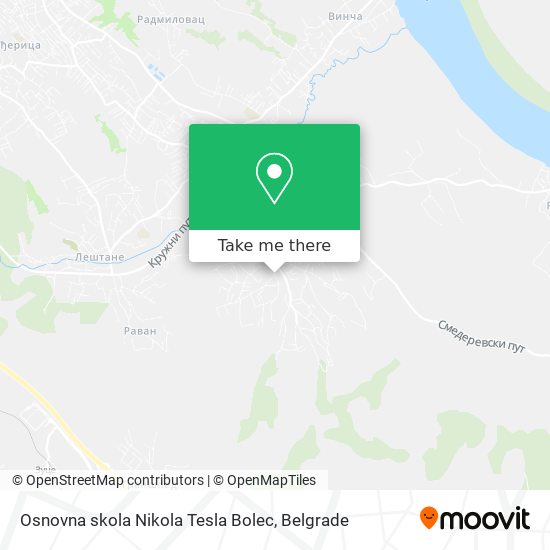 Osnovna skola Nikola Tesla Bolec map