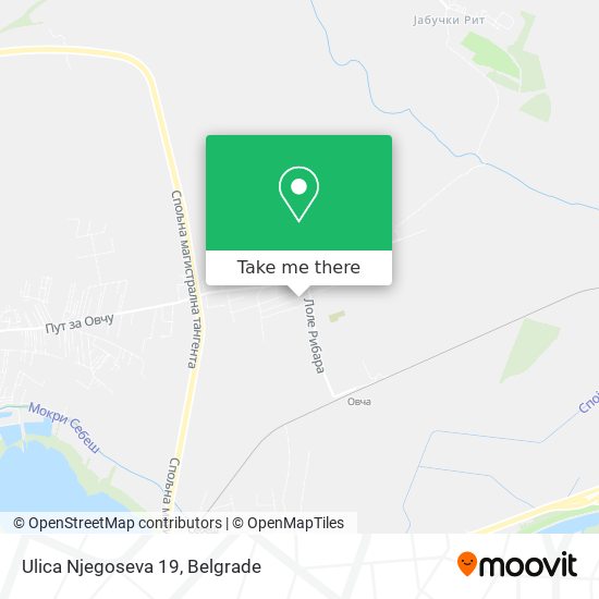 Ulica Njegoseva 19 map