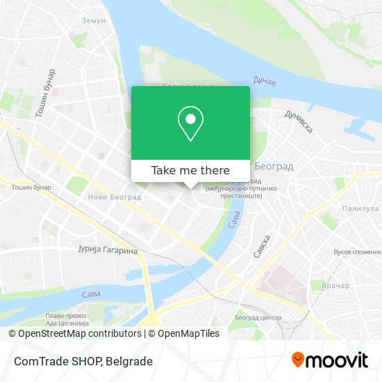 ComTrade SHOP map