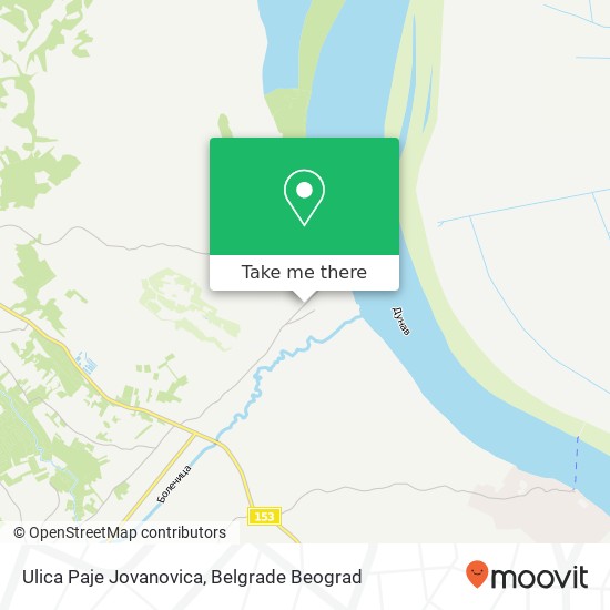 Ulica Paje Jovanovica map