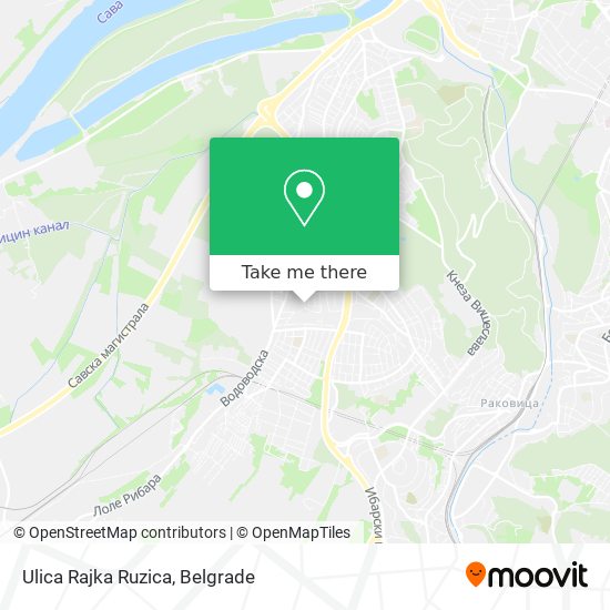 Ulica Rajka Ruzica map