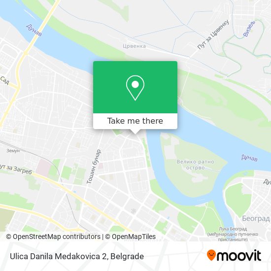Ulica Danila Medakovica 2 map