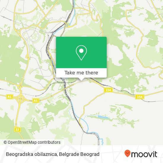 Beogradska obilaznica map