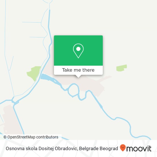 Osnovna skola Dositej Obradovic map