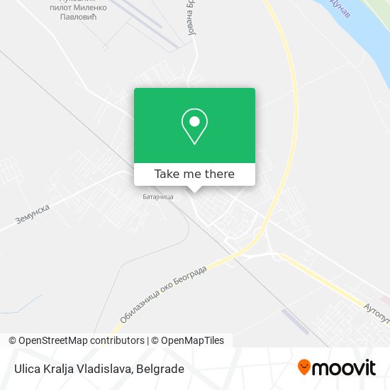 Ulica Kralja Vladislava map