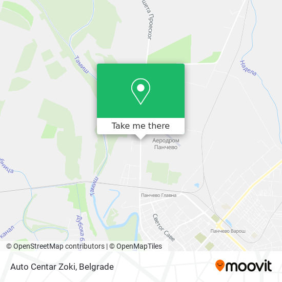 Auto Centar Zoki map