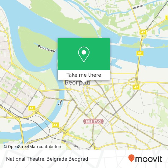 National Theatre map