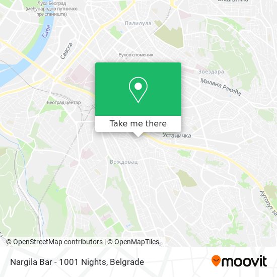 Nargila Bar - 1001 Nights map