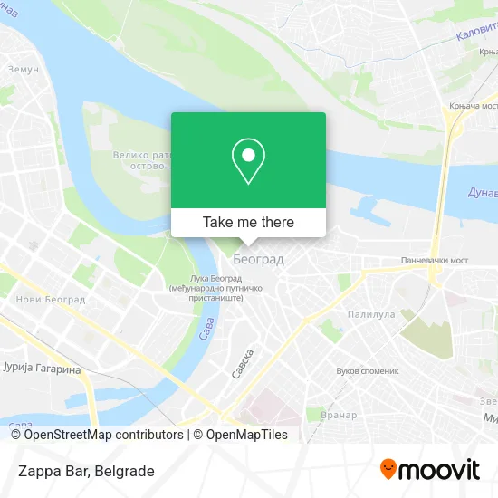 Zappa Bar map