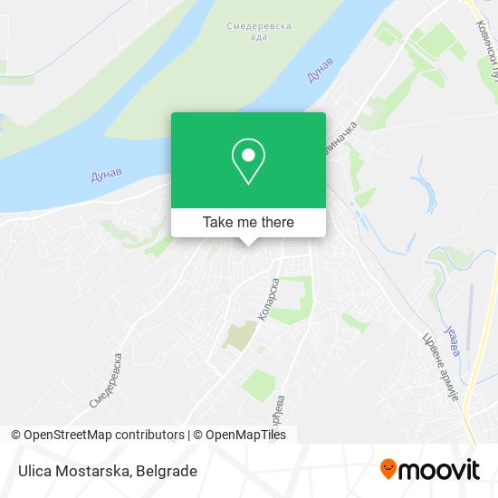 Ulica Mostarska map
