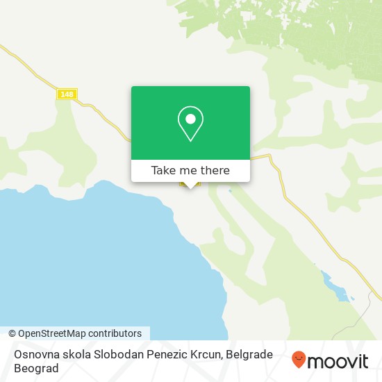 Osnovna skola Slobodan Penezic Krcun map