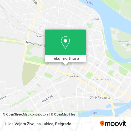 Ulica Vajara Zivojina Lukica map