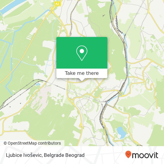 Ljubice Ivoševic map