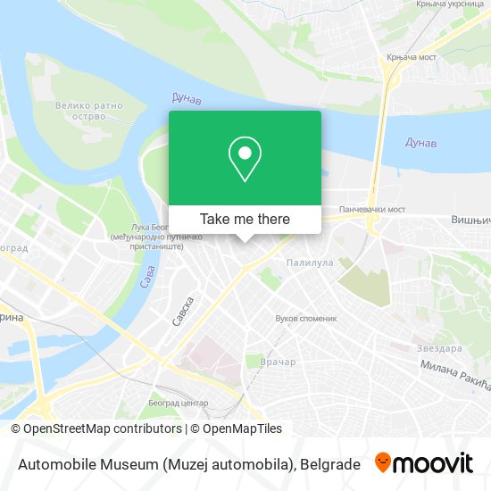 Automobile Museum (Muzej automobila) map