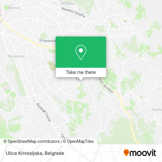 Ulica Krivosijska map
