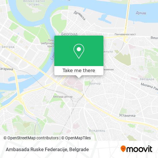 Ambasada Ruske Federacije map