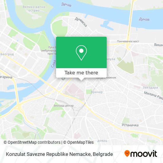 Konzulat Savezne Republike Nemacke map