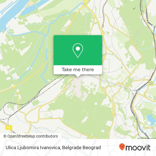 Ulica Ljubomira Ivanovica map