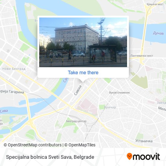 Specijalna bolnica Sveti Sava map