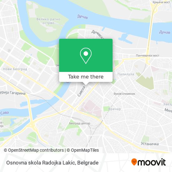 Osnovna skola Radojka Lakic map
