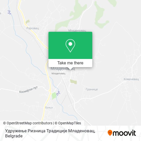 Удружење Ризница Традиције Младеновац map